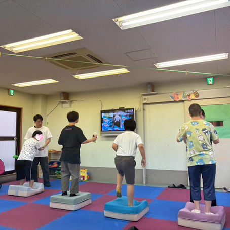 みんなでトランポリン🐣