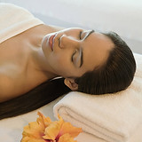 Woman in a Spa