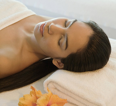 Woman in a Spa