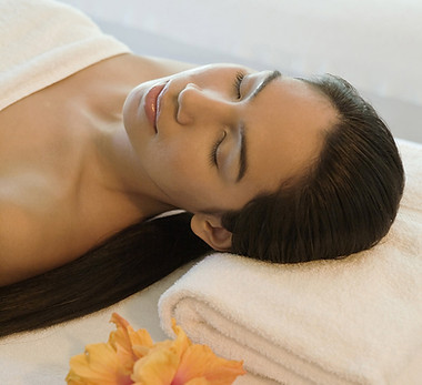 Woman in a Spa