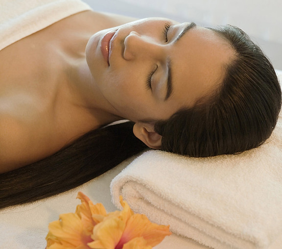Woman in a Spa