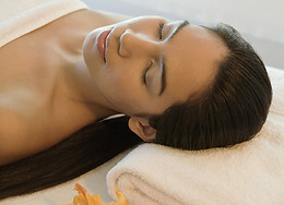 Woman in a Spa