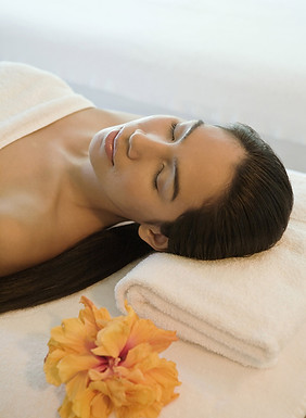 Woman in a Spa