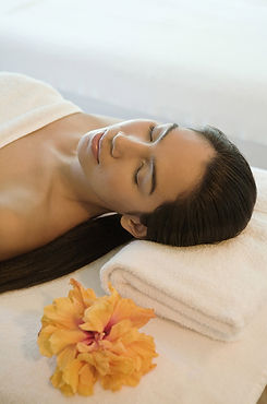 Femme dans un Spa