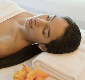Woman in a Spa
