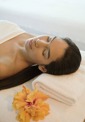 Femme dans un Spa