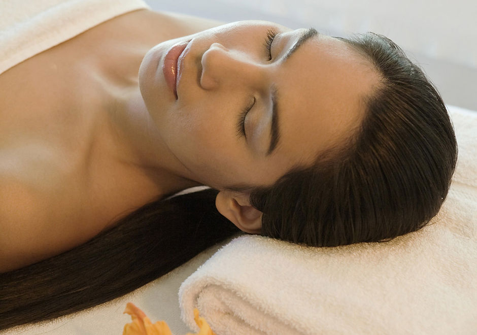 Femme dans un Spa