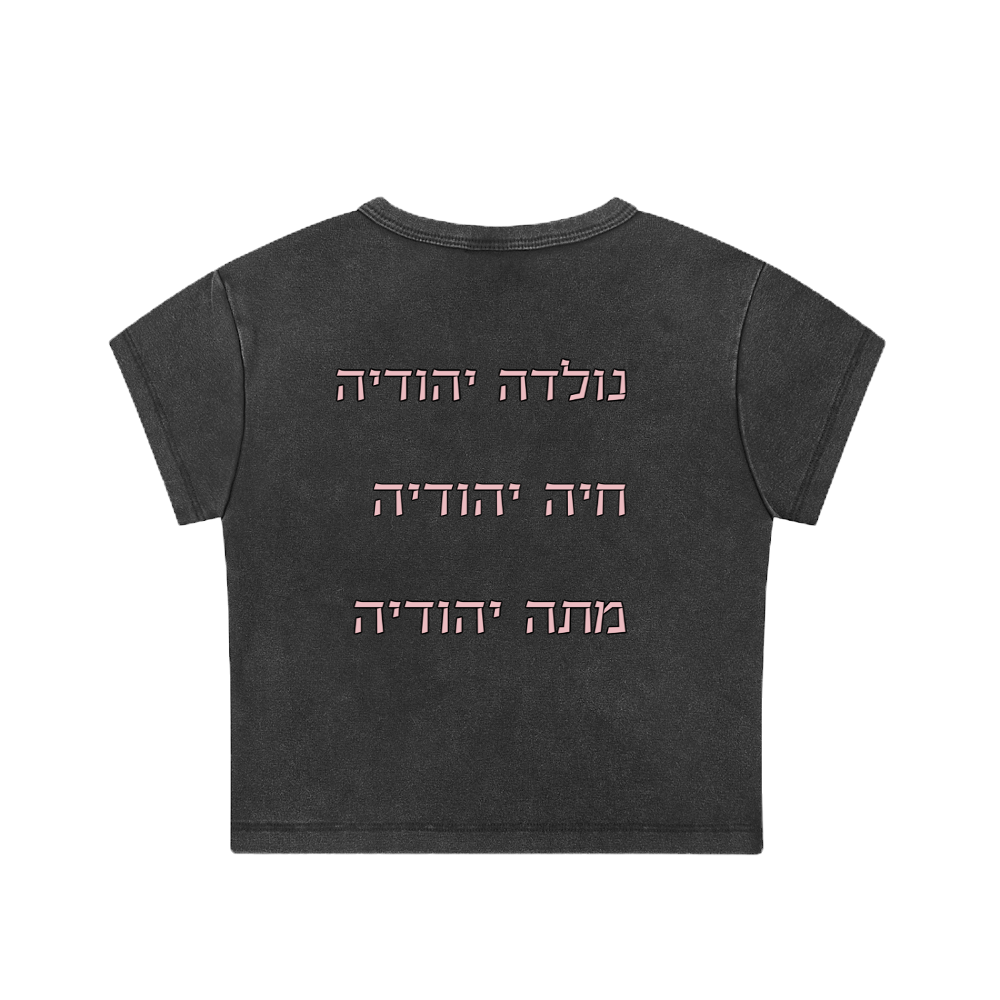 IDENTITY (women) // Snow Washed Crop Top