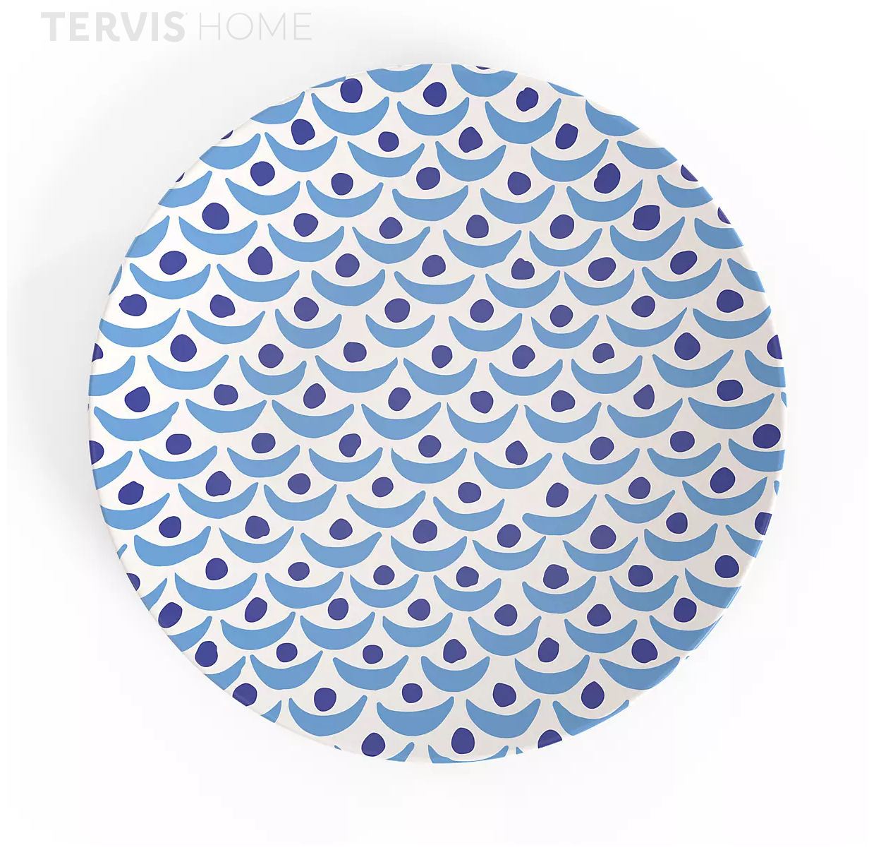 Melamine Blue Dinner Plates S/4 by Tervis