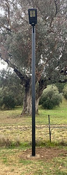 Solar driveway lighting and installation