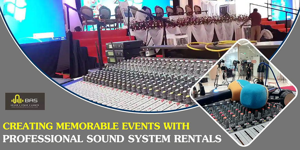 Sound System Rentals