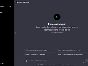 Introducing Homebrewing.ai GPT – Your AI Brewing Assistant