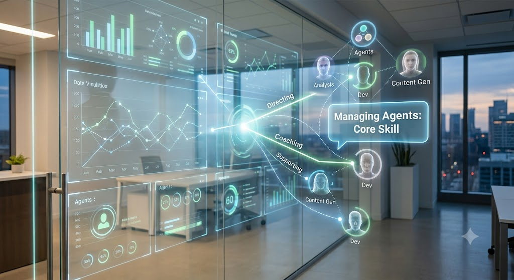 Managing AI Agents Will Become a Core Leadership Skill