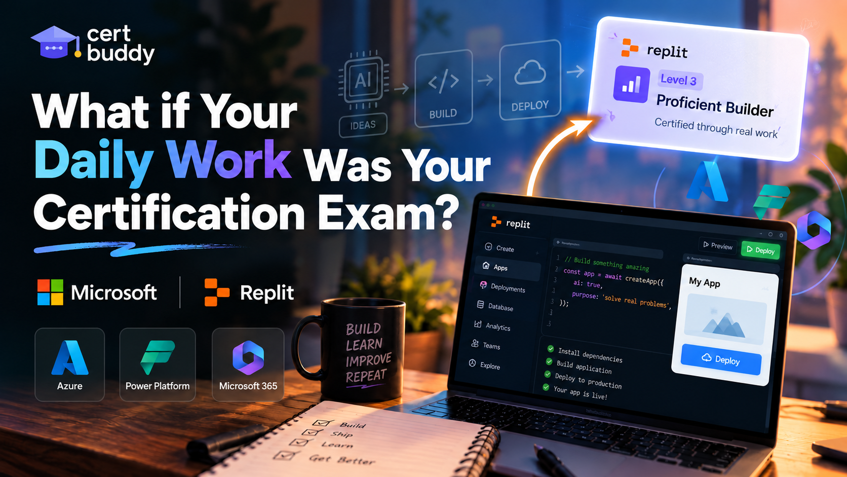 What if Your Daily Work Was Your Certification Exam?
