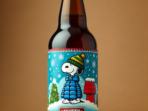 Cheers to Puffer Jacket Snoopy