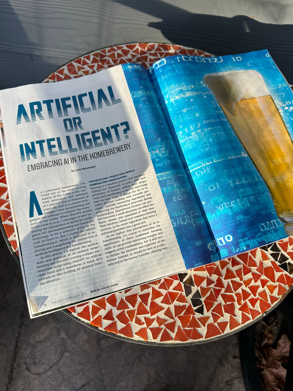 Brew Your Own (BYO) Magazine Exclusive: AI's Impact on Homebrewing