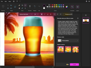 Exploring Microsoft Paint's New DALL·E 3 Feature