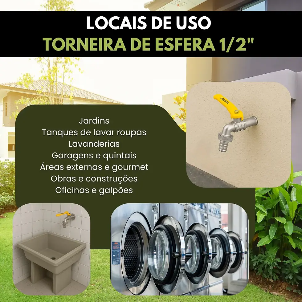 Miniatura: TORNEIRA DE ESFERA 1/2"   VONDER