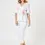 Thumbnail: PINA COLADA EMBROIDERED TOP - WHITE/PINK