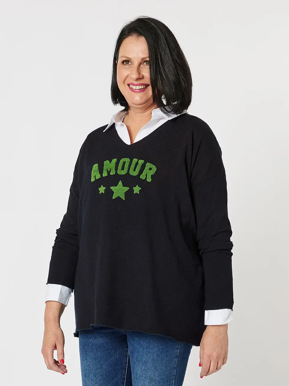 Thumbnail: AMOUR KNIT - NAVY