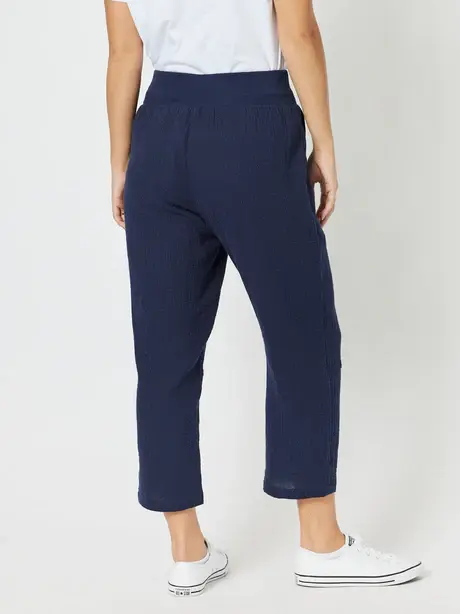 Thumbnail: BYRON COTTON 7/8 PANT - NAVY
