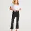 Thumbnail: EDWINA BENGALINE SPLIT LEG PANT - BLACK