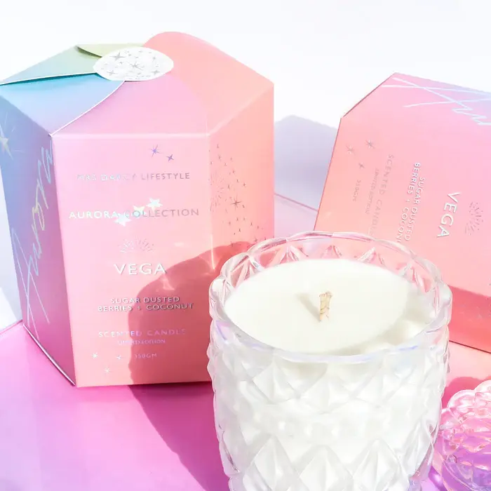 Thumbnail: AURORA CANDLE – VEGA – SUGAR DUSTED BERRIES + COCONUT