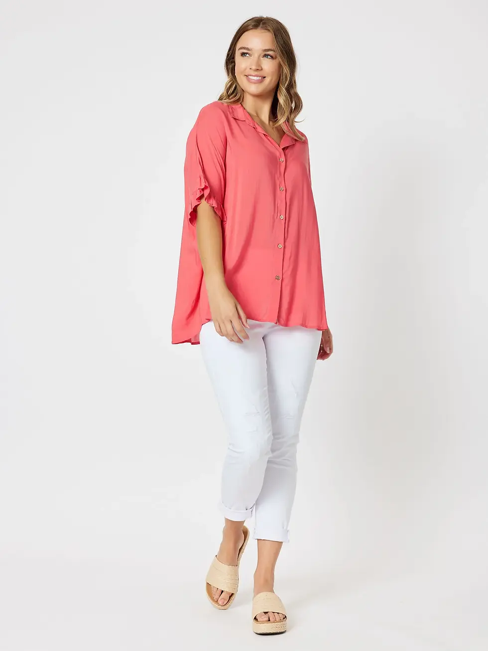 Thumbnail: KYLIE SHIRT - CORAL