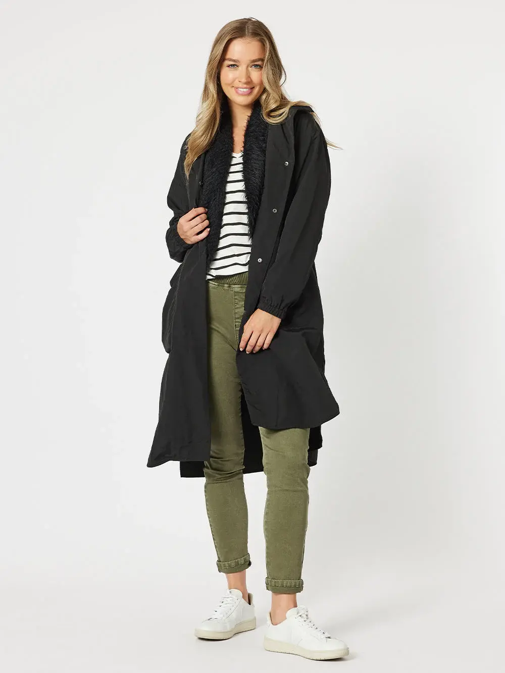 LONG TRAVEL JACKET - BLACK