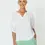 Thumbnail: DIANA DETAIL SLEEVE TOP WHITE