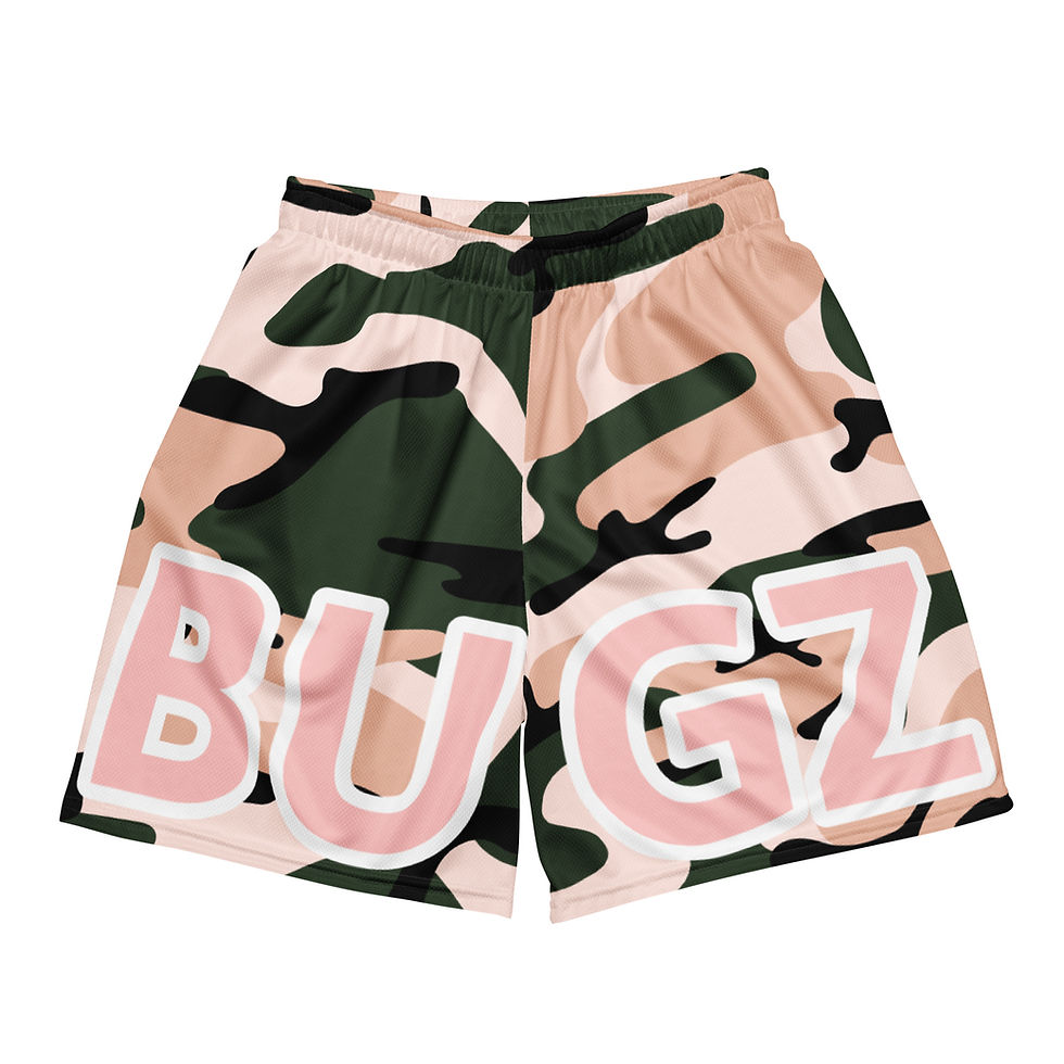 BUGZ DALE Print Unisex Mesh Shorts CMPK
