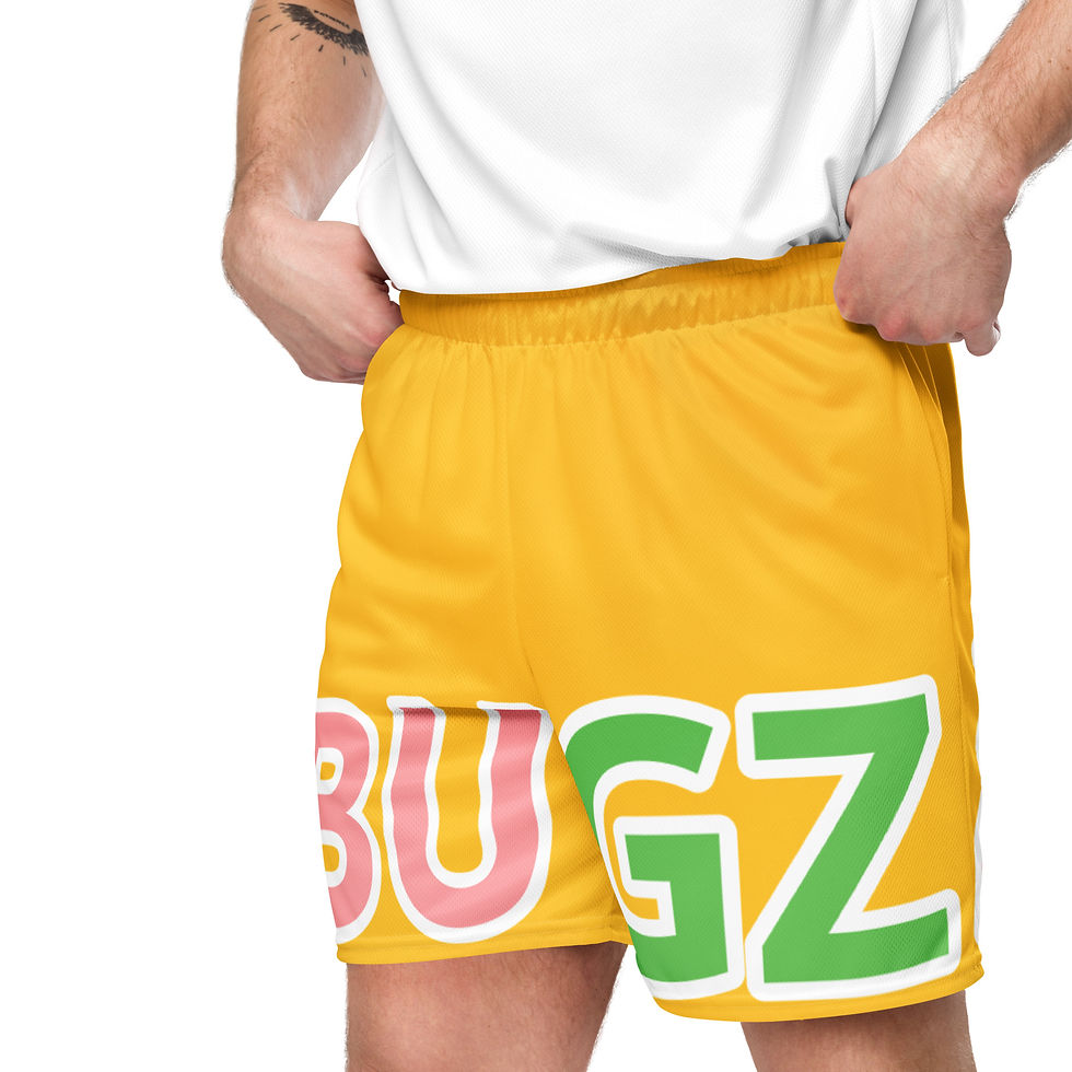 Thumbnail: BUGZ DALE Print Unisex Mesh Shorts DY
