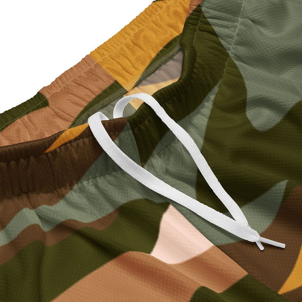 Thumbnail: BUGZ DALE Print Unisex Mesh Shorts CMY