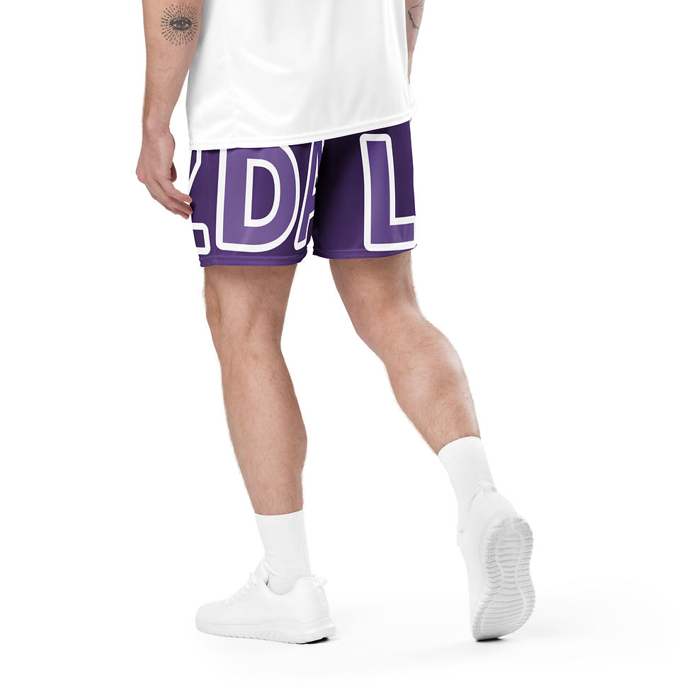 Thumbnail: BUGZ DALE Print Unisex Mesh Shorts P