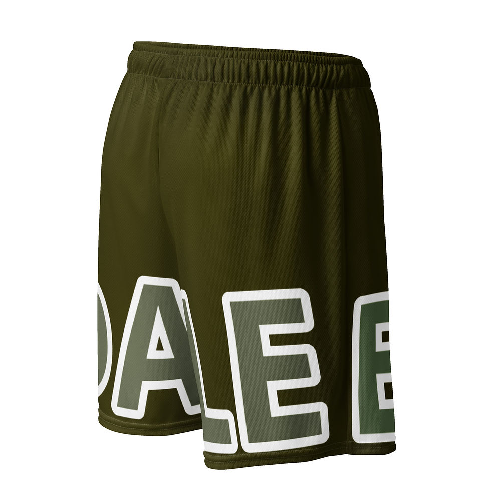 Thumbnail: BUGZ DALE Print Unisex Mesh Shorts CG