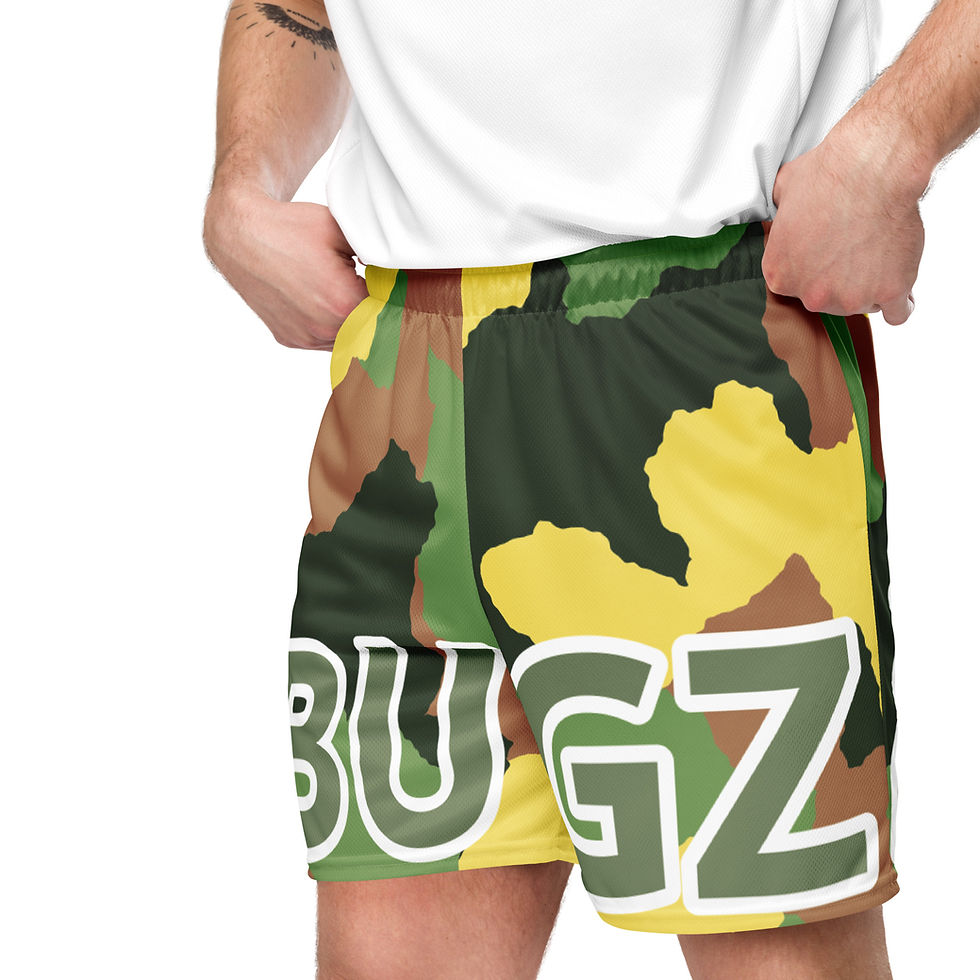 Thumbnail: BUGZ DALE Print Unisex Mesh Shorts CMM