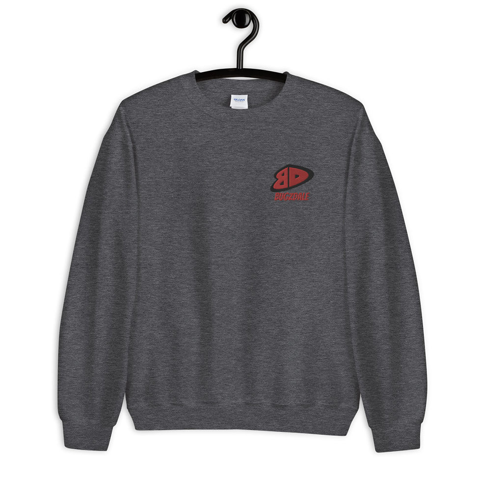 Thumbnail: BD Red Embroidered￼ Unisex Sweatshirt