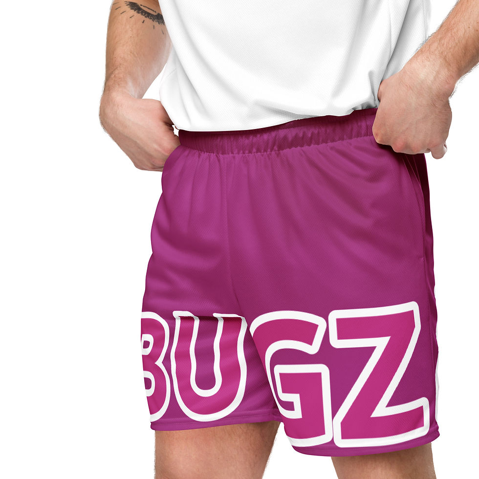 Thumbnail: BUGZ DALE Print Unisex Mesh Shorts V