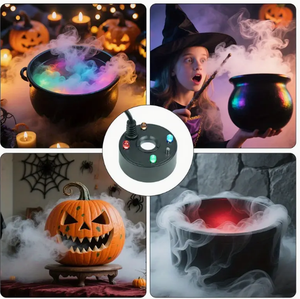 USB-Powered Halloween Witch Pottery Fogger