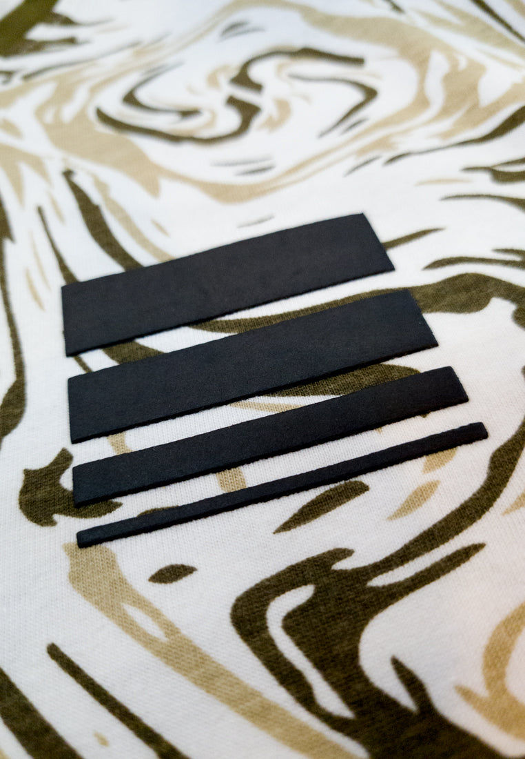 Thumbnail: Men Abstract Short Sleeve T-Shirt Dark Green