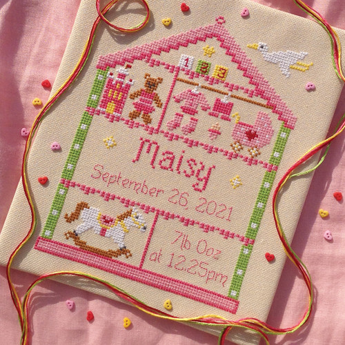 C224G Little Girl Nursery Nia Cross Stitch