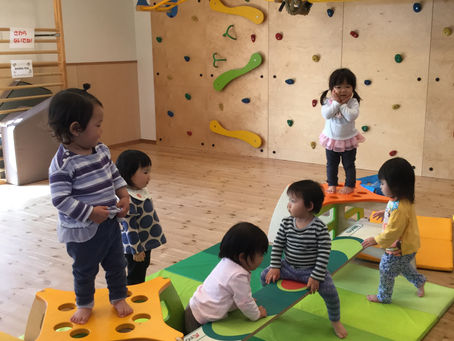 ホールあそび楽しいね！