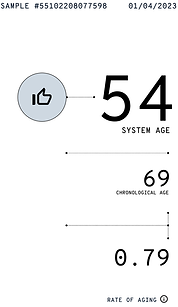 Epigenome test age 54 from 69