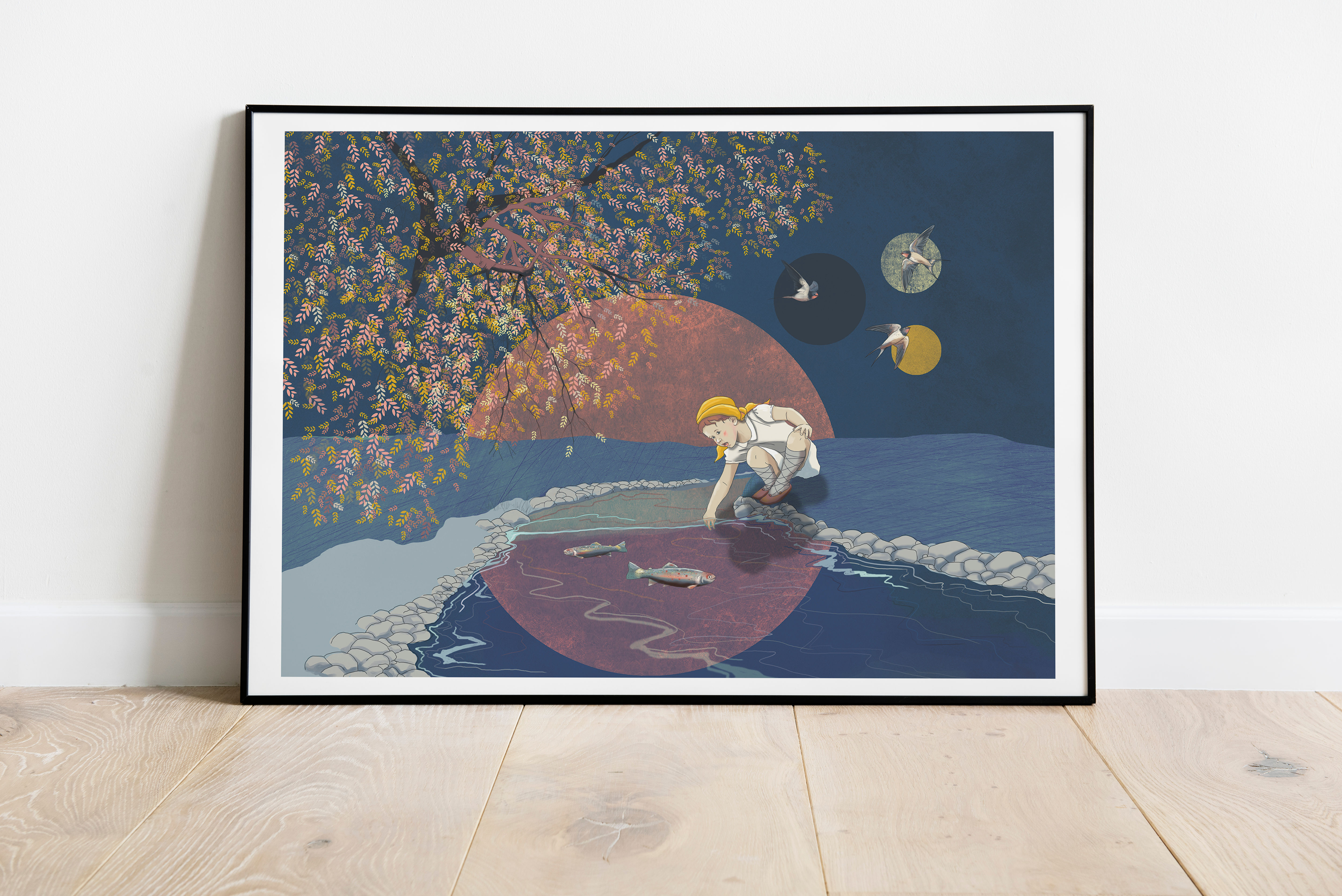 Plazida Otaño. Plazida errekan