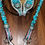Thumbnail: Turquoise and Pearl Bling Reins