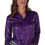 Thumbnail: Cowgirl Tuff Purple Foil Lightweight Stretch Pullover