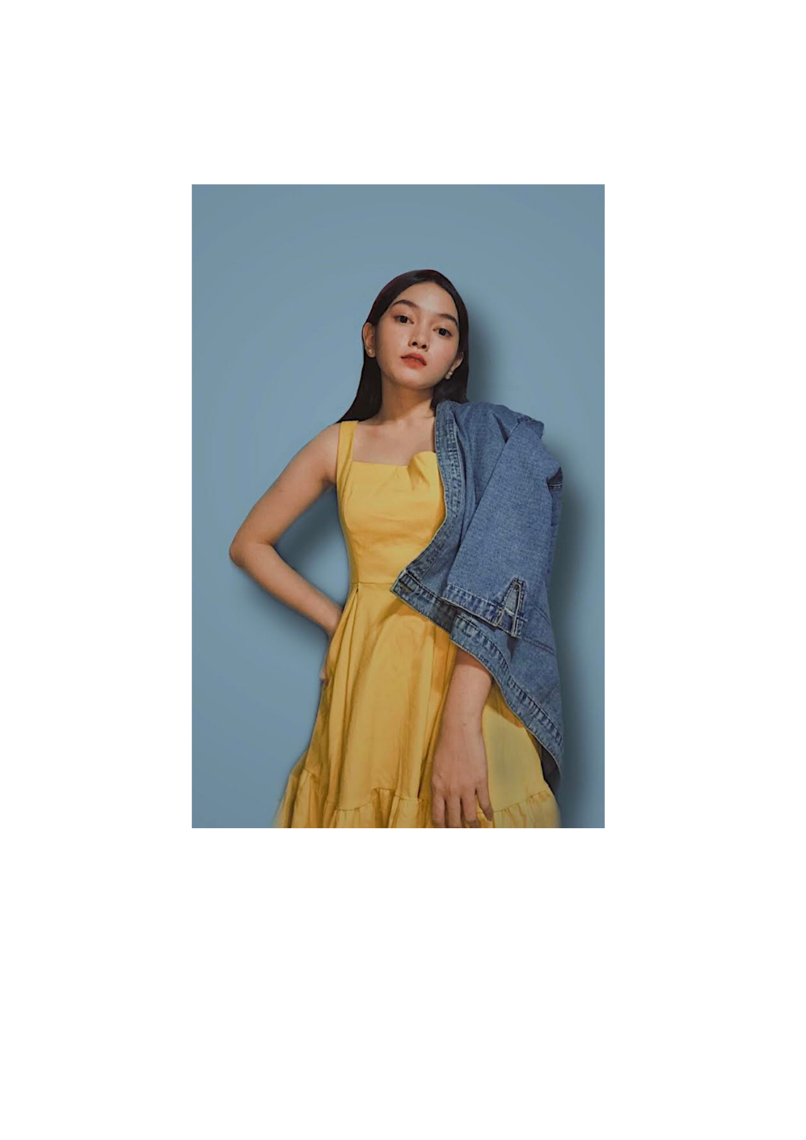 Sunny Square Smock Dress