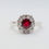 Thumbnail: Ladies Halo Style Ruby & Diamond  Ring 1.68ct.tw