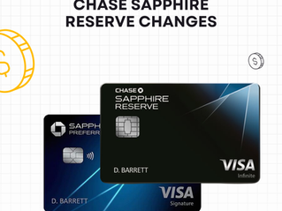 💳✨ Big updates to the Chase Sapphire Reserve!
