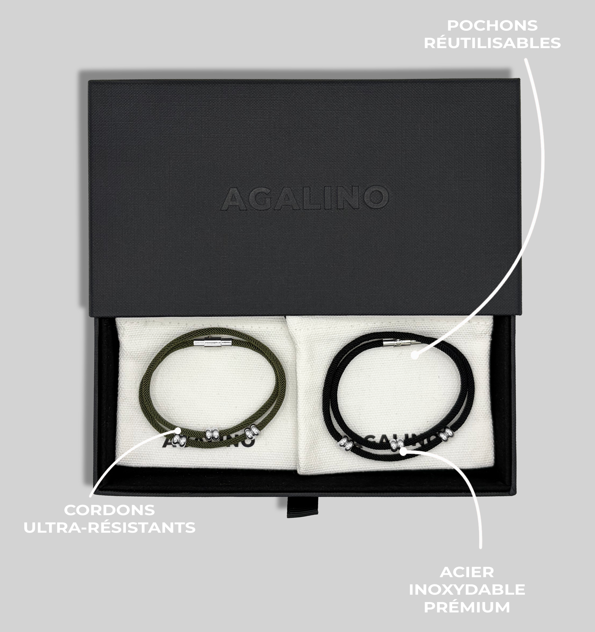 Boîte bracelet duo à offrir.
